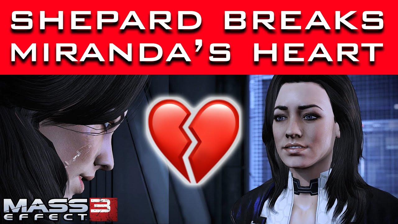 Mass Effect 3 — Что произойдет, если вы расстанетесь с Мирандой?