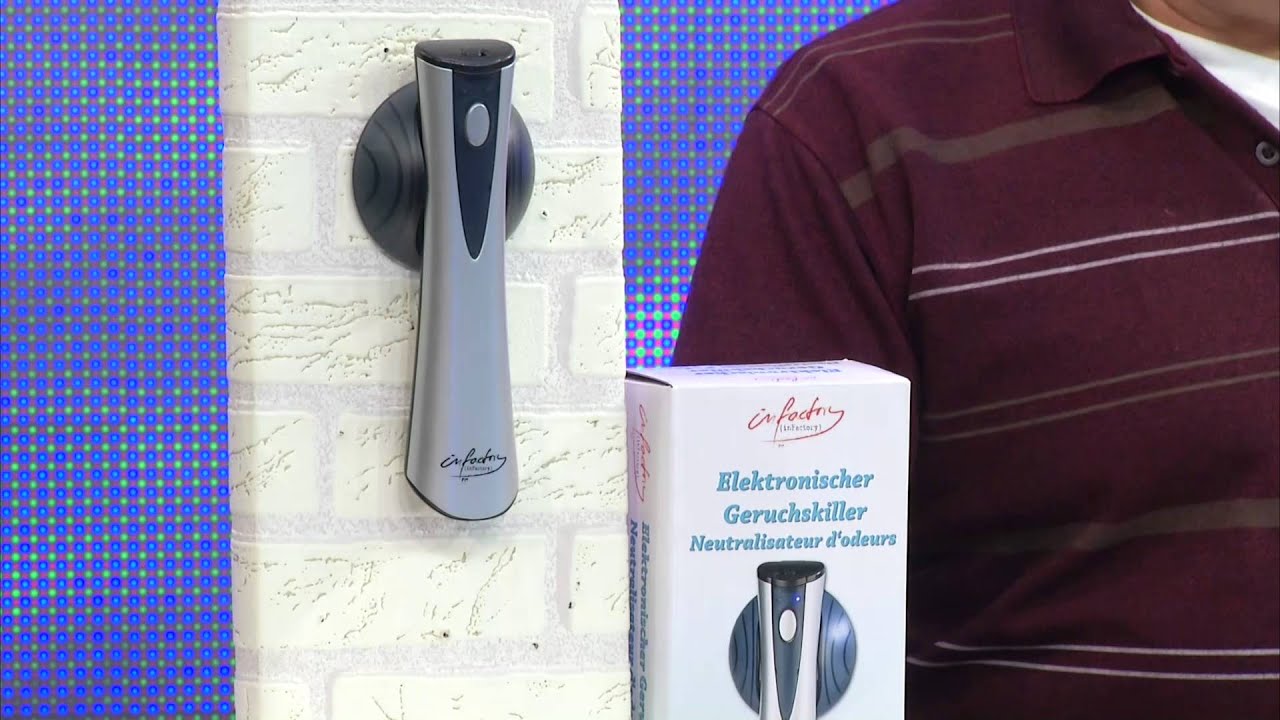 infactory Elektronischer Geruchskiller & Lufterfrischer (Ionisator)