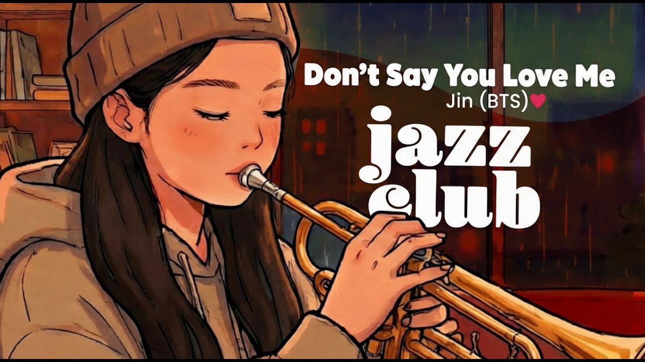 Jin (BTS) - Don't Say You Love Me 🥀 Jazz Club Ver. (Relaxing)
