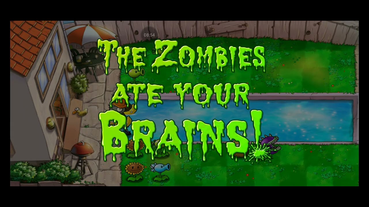 Playing plants vs zombies 