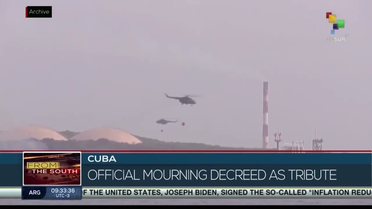 Cuba declares official mourning for victims of fire in Matanzas