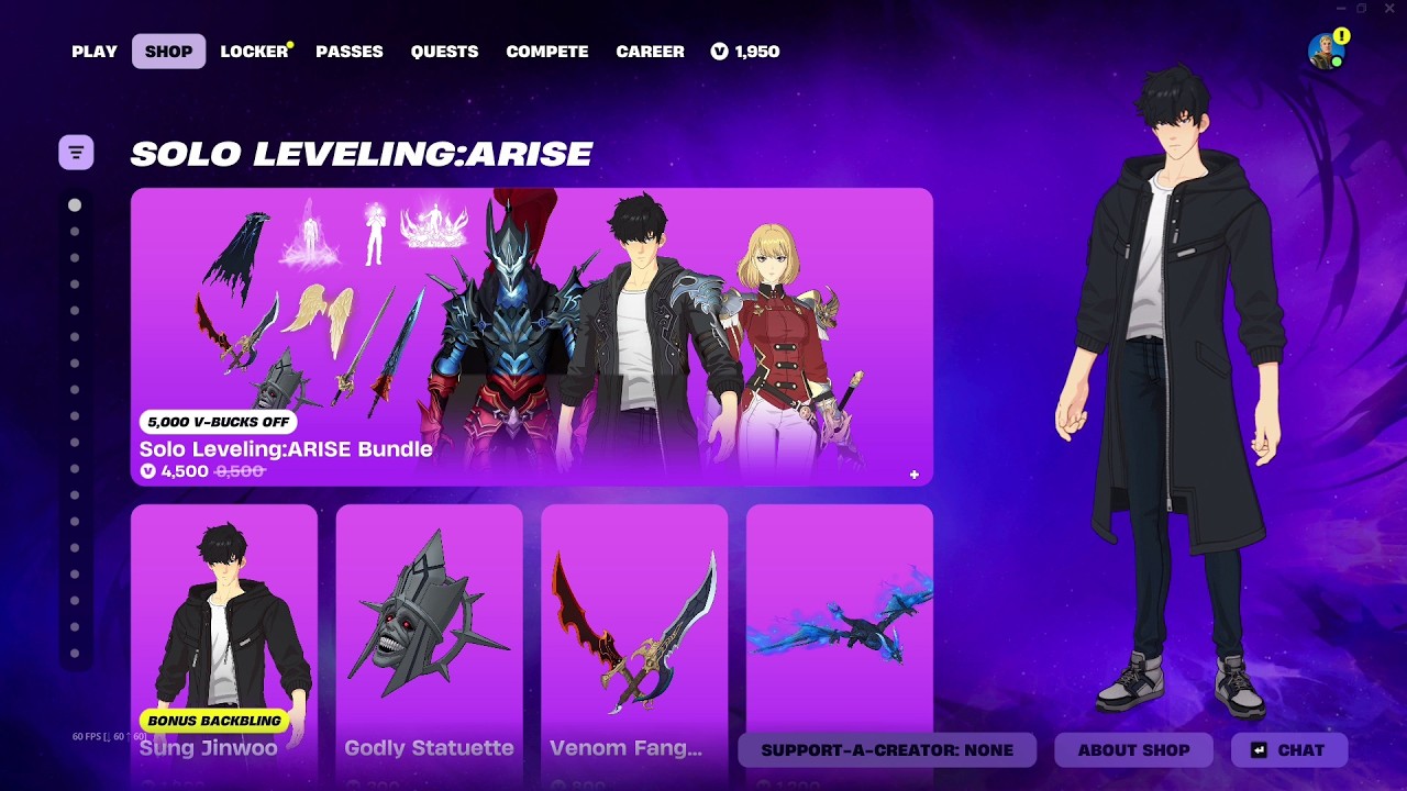 Fortnite SOLO LEVELING : ARISE