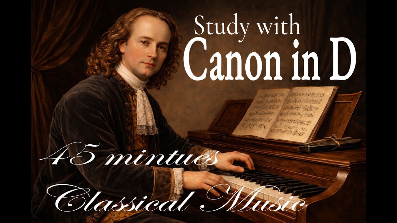 Deep Focus with Pachelbel (Canon in D) | 45 Minutes of Classical Study Music