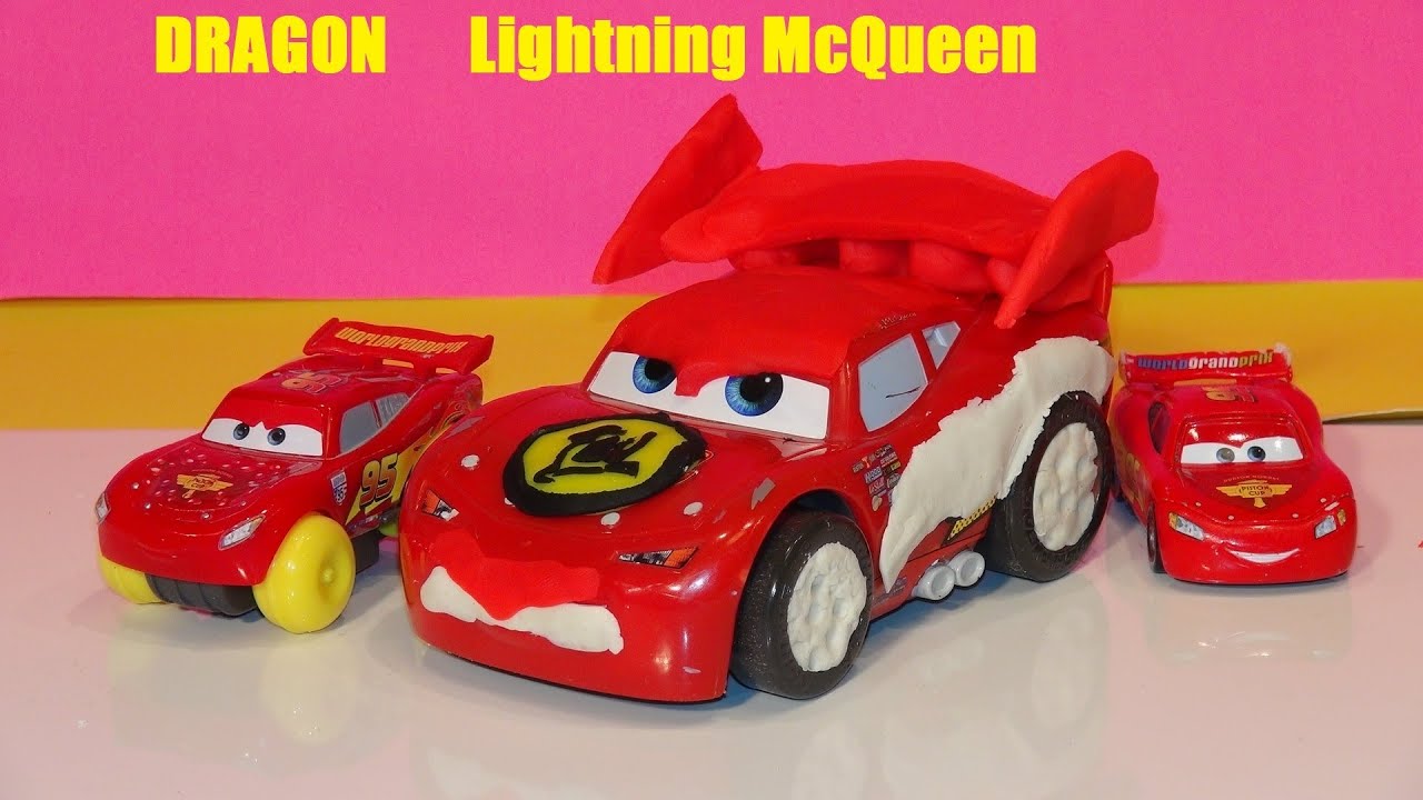 🐲Dragon ⚡️Lightning McQueen Tokyo Race Cars2 Custom
