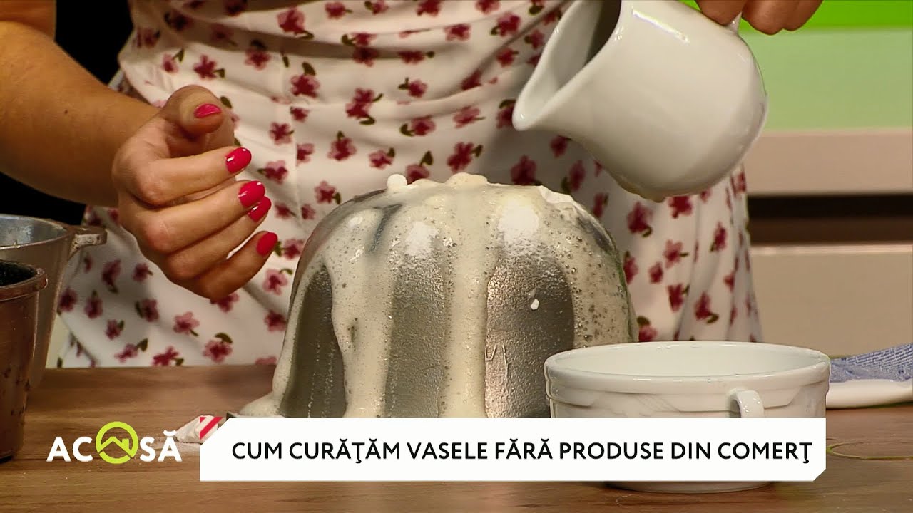 DEMONSTRAŢIE. Cum curăţăm ceaunele fără produse chimice