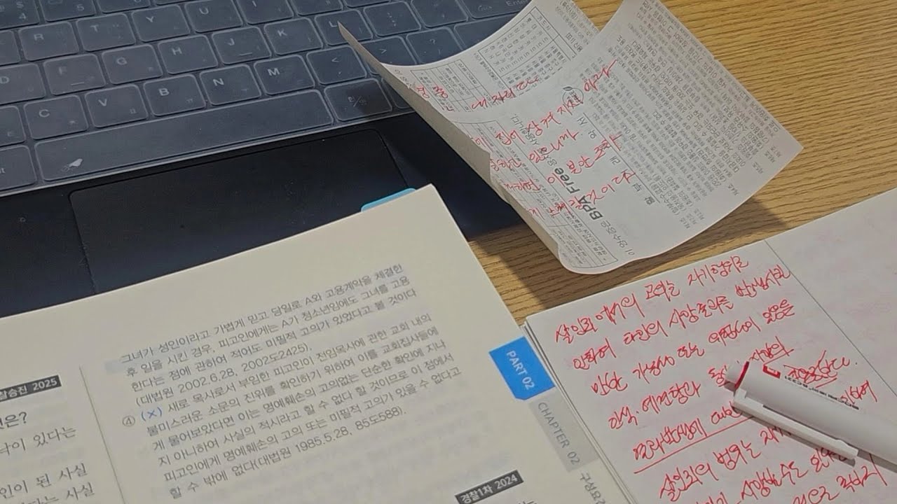 100분 스터디윗미 / 9급공시생 / 스카asmr