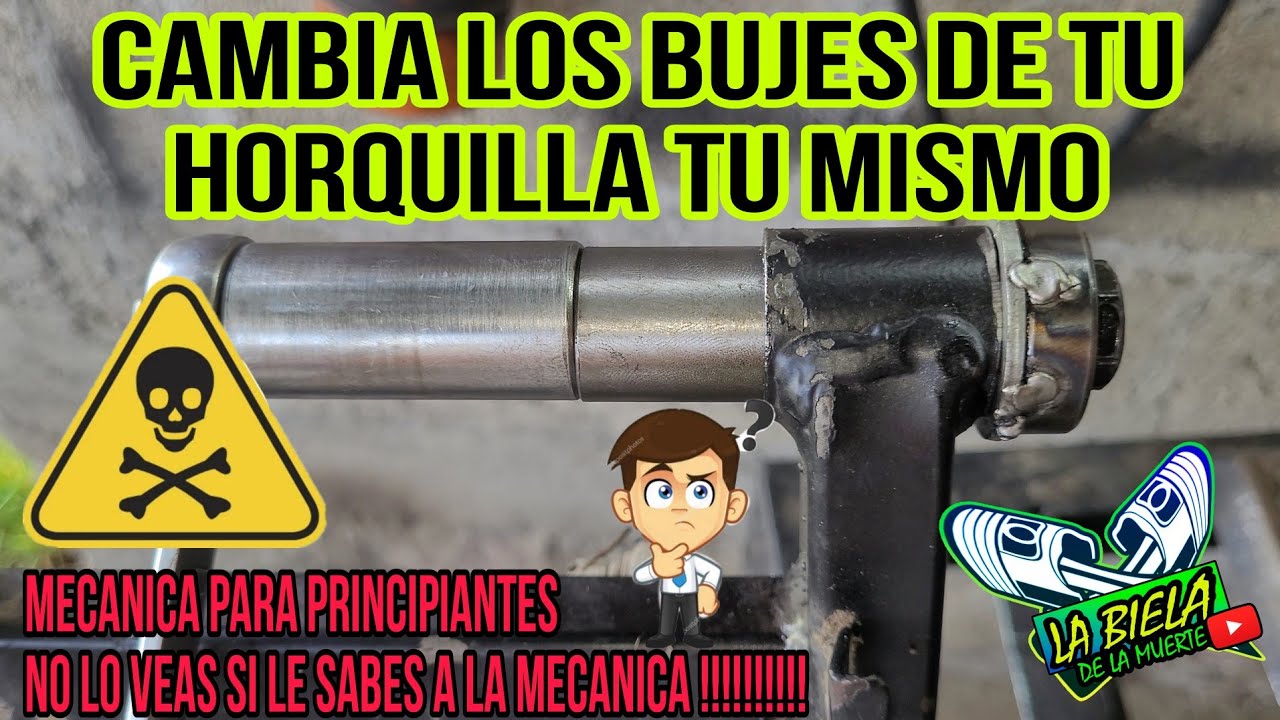 Se afloja la cadena de tu 110 cc ??? cambia los bujes ahora !!