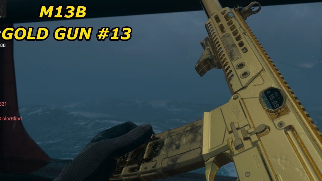 GOLD M13B | Call Of Duty Modern Warfare 2
