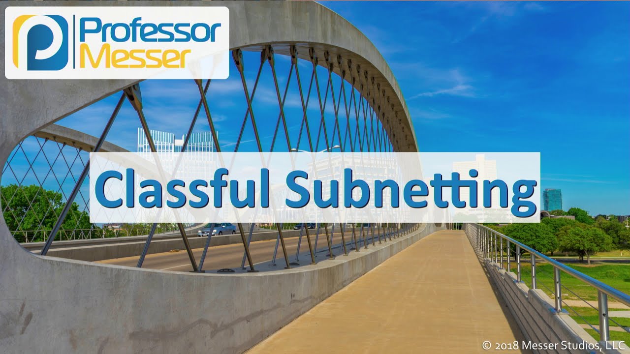 Classful Subnetting - CompTIA Network+ N10-007 - 1.4