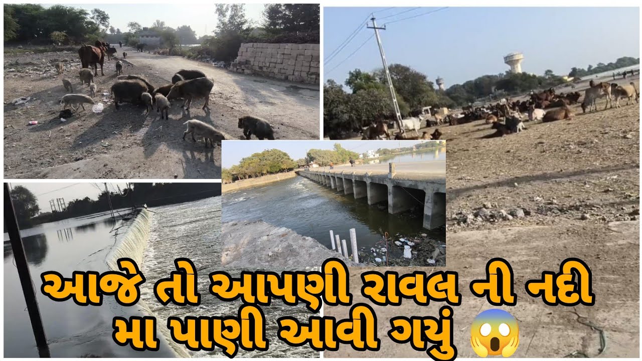 આજે તો રાવલ પાણી આવી ગયું ll  ડેમ ના પાટીયા ખોલ વાથી રાવલ મા પાણી ભરાયા😱 ll