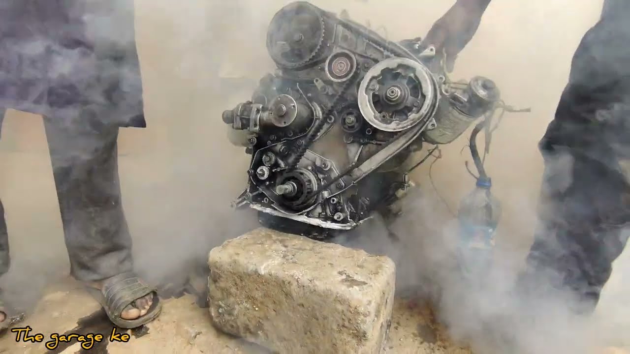 4D56 TURBO DIESEL START-UP ON THE GROUND