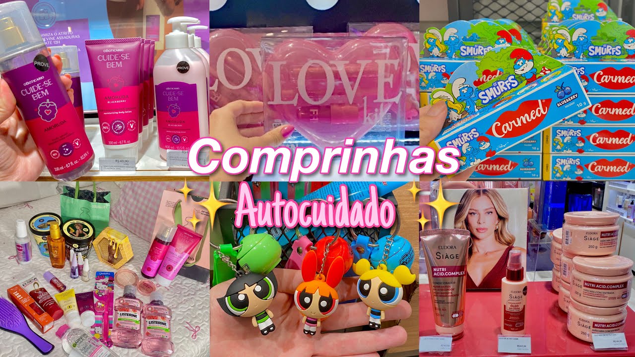 Comprinhas de autocuidado| •Perfumaria•Farmácia|#skincare#cabelo#autocuidado #maquiagem #fyp