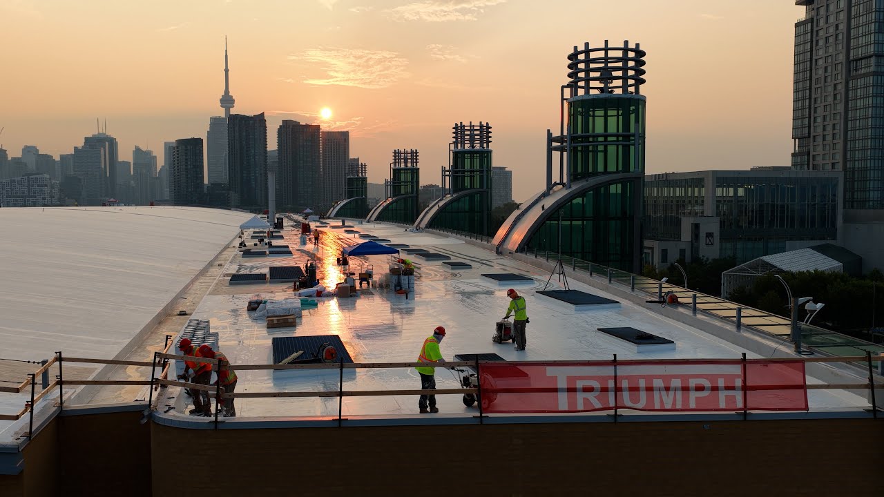 Enercare Centre Roof Replacement Case Study | Exhibition Place Toronto | Triump