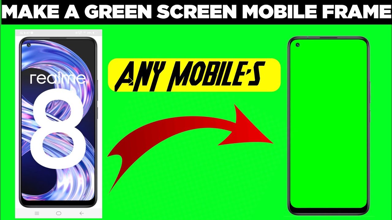 Green screen mobile frame !!mobile green screen |