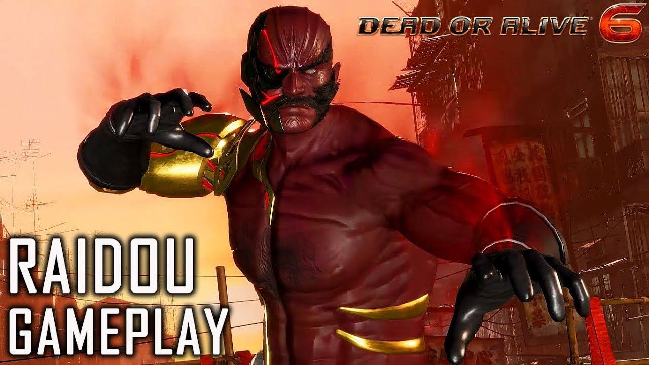 Dead or Alive 6 RAIDOU Gameplay - Raidou vs Hayabusa, La Mariposa vs Diego | DOA6 PS4, X1, PC