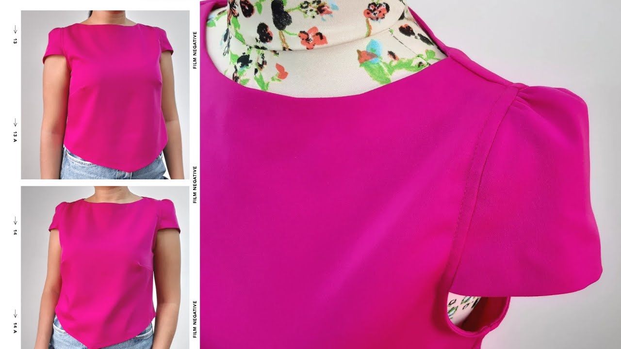 Blusa Escote Bandeja ~ El Corte de Oro