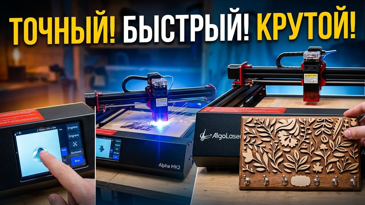 Algolaser Alpha MK2 - 22 Вт. Отличный гравер среднего уровня