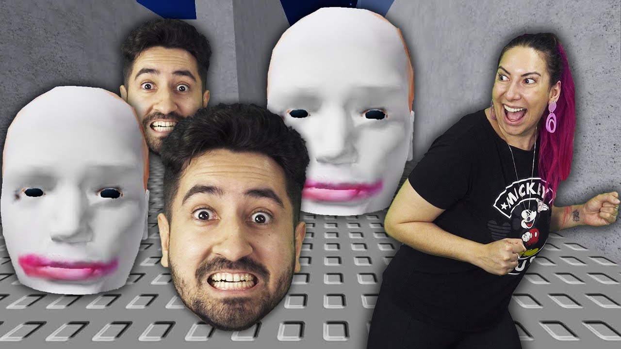 PRECISAMOS ESCAPAR DAS CABEÇAS GIGANTES do Roblox Escape Running Head