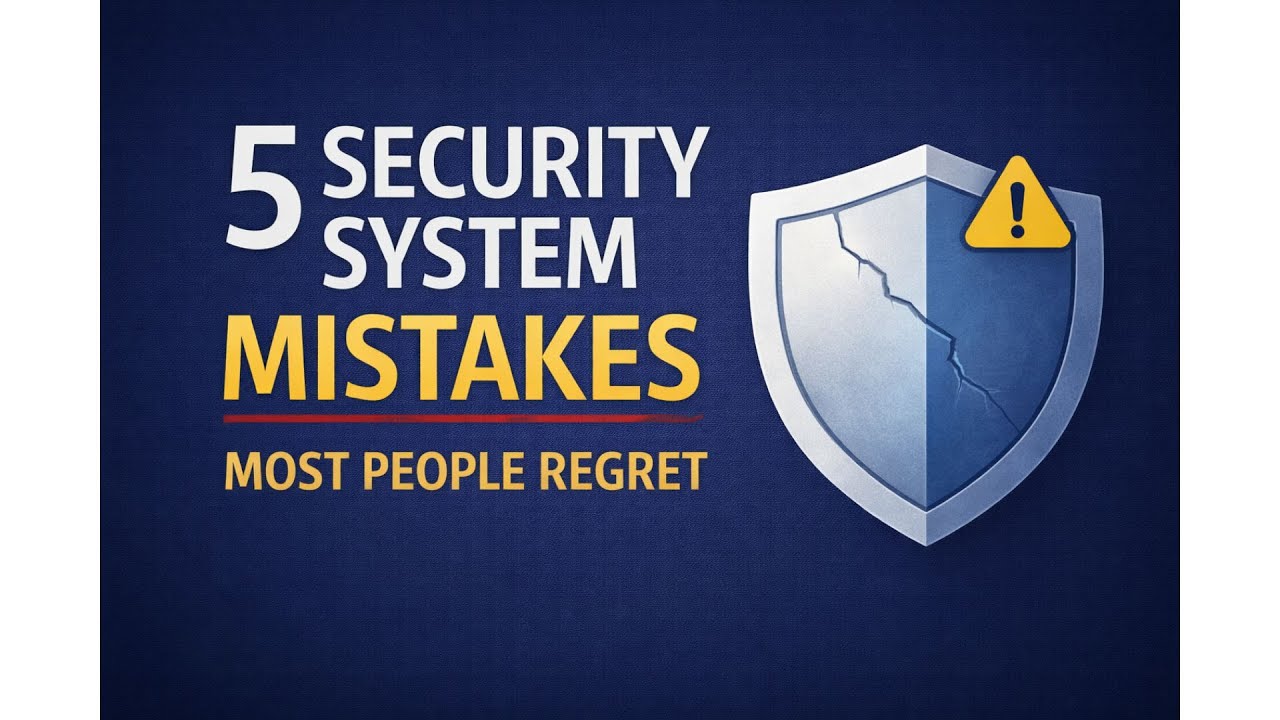 5 Security System Mistakes Homeowners Regret (From a 20-Year Pro)