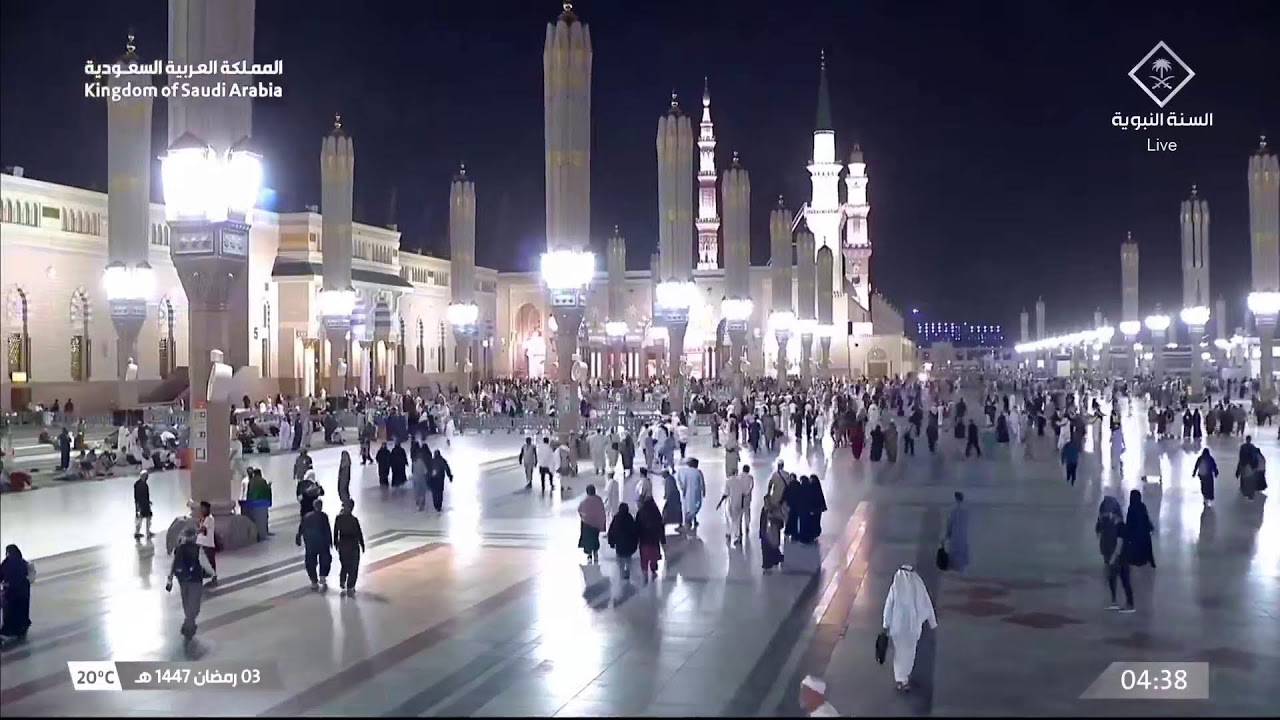 🔴 Madina Live Tv Online 24/7 | بث مباشر || قناة السنة النبوية Madinah Live Today HD