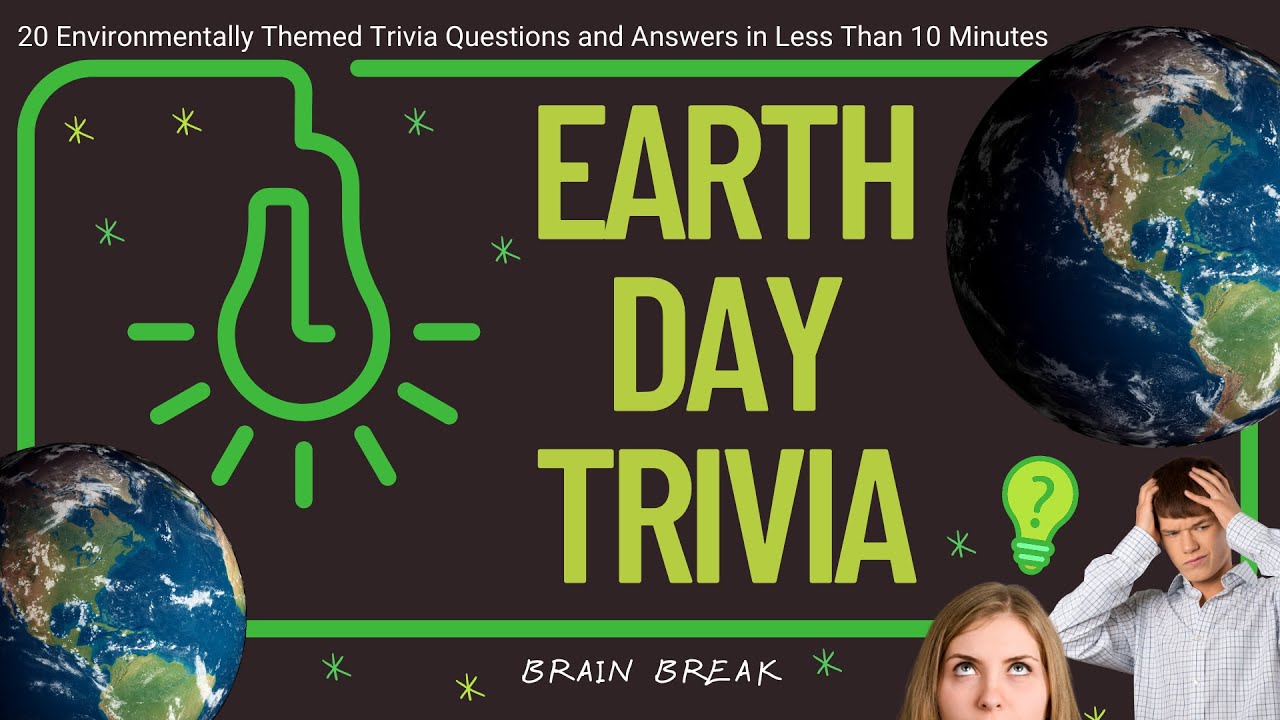 Earth Day Trivia Video Quiz Game || Fun and Learning for ALL Ages and Grades