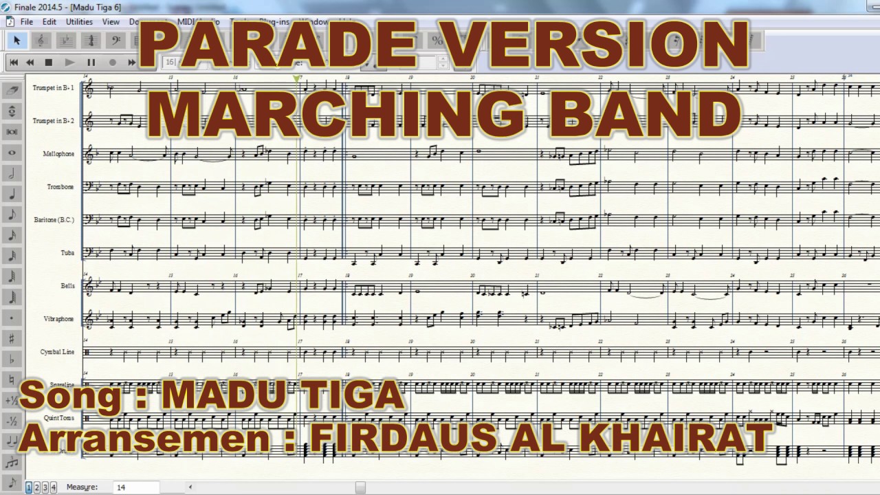 MADU TIGA || Marching Arransemen || By. Firdaus iperuzi