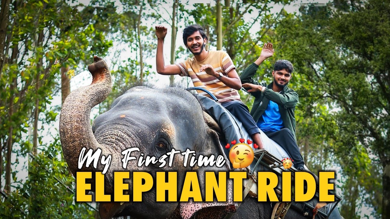 Elephant Ride & Alleppey houseboat - First time 😍 |Duo trip part - 3 | Konkani Vlog 