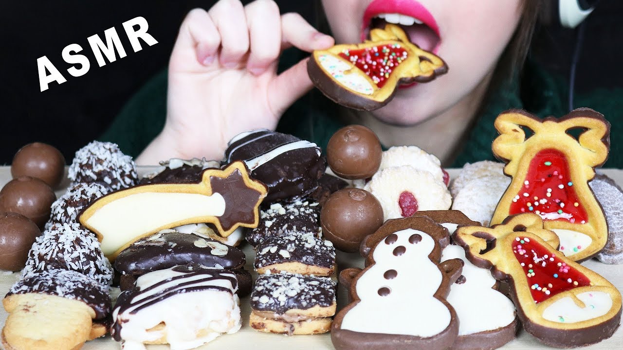 ASMR CZECH CHRISTMAS COOKIES (Relaxing Crunchy EATING SOUNDS) No Talking 리얼사운드 먹방  | FOODMAS 9