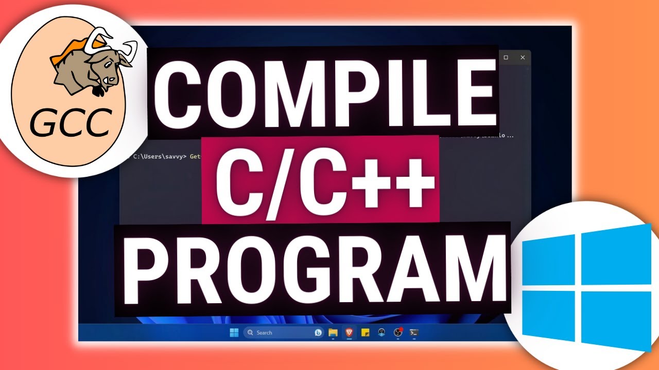 Как установить инструменты компилятора GCC в Windows 11 (C/C++)