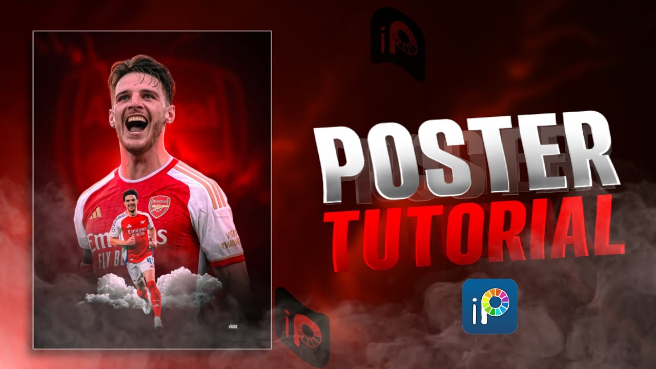 FOOTBALL POSTER TUTORIAL | IBIS PAINT X | POSTER TUTORIAL |#ibispaintx #posterdesign #androidediting