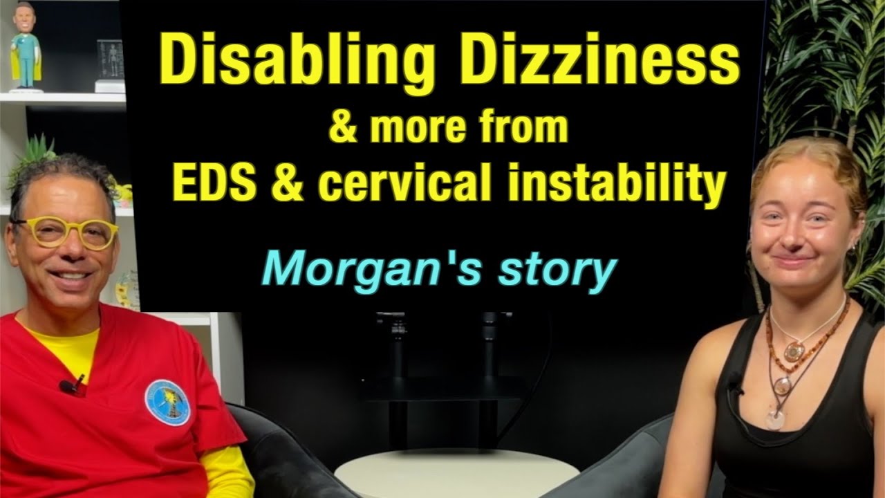 Dizziness, facial pain & more- EDS helped by Prolotherapy & curve correction- Morgan's story