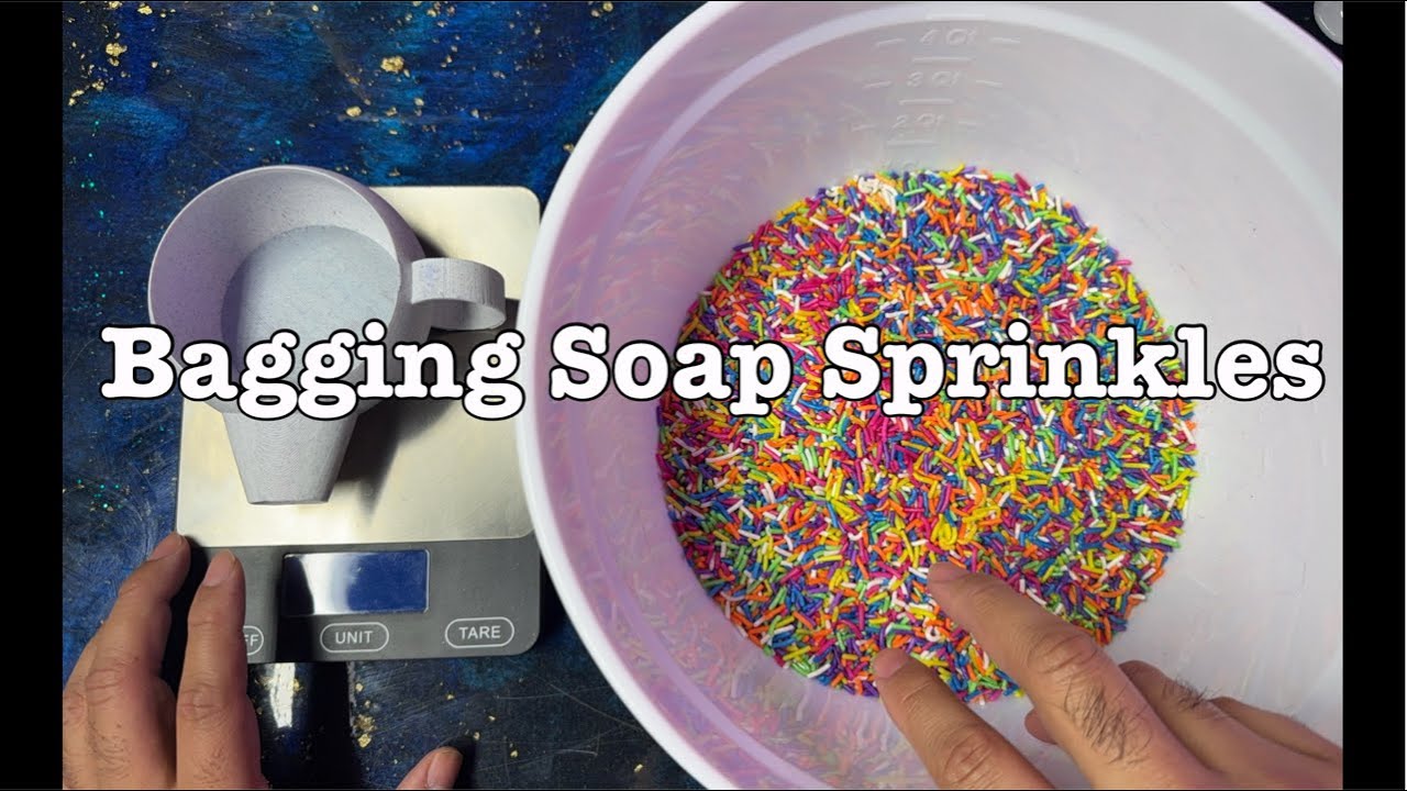 Bagging Soap Sprinkles LIVE | Preparing Inventory