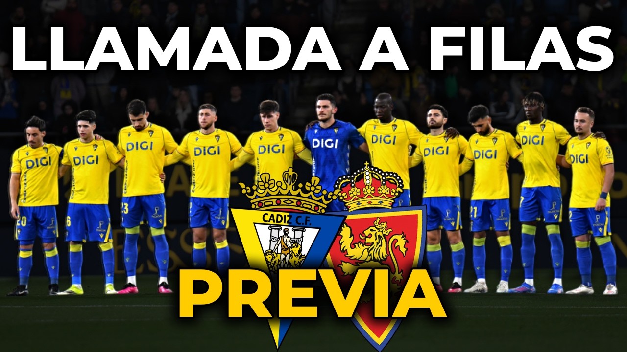 CÁDIZ CF - REAL ZARAGOZA | UNO DE LOS PARTIDOS MÁS IMPORTANTES de los Últimos Años | PREVIA J29