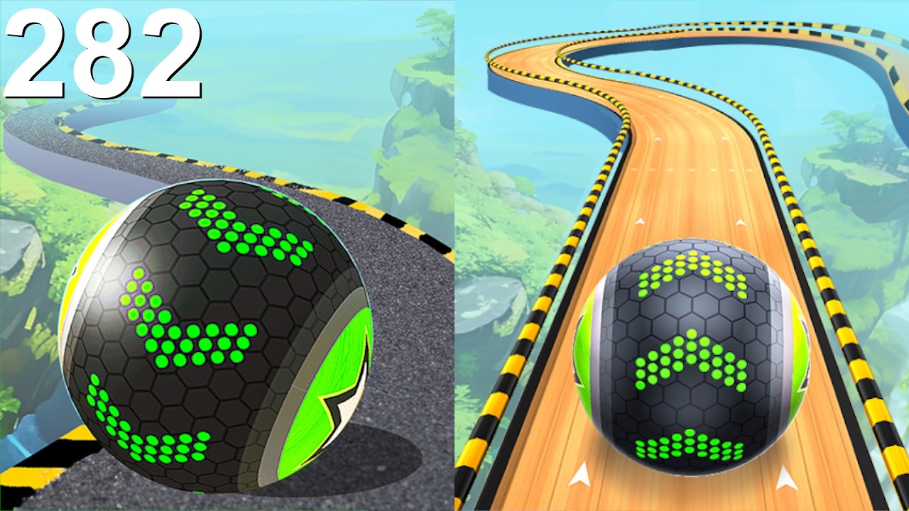 Going Balls Speedrun, Funny Fails Vs Challenge, Portal Run, Race Android, iOS Gameplay 282