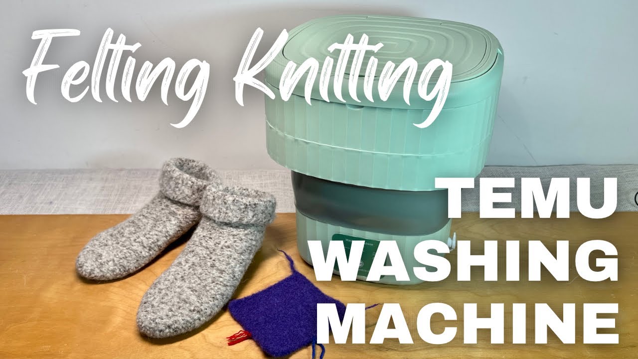 Felting With the Temu Washing Machine