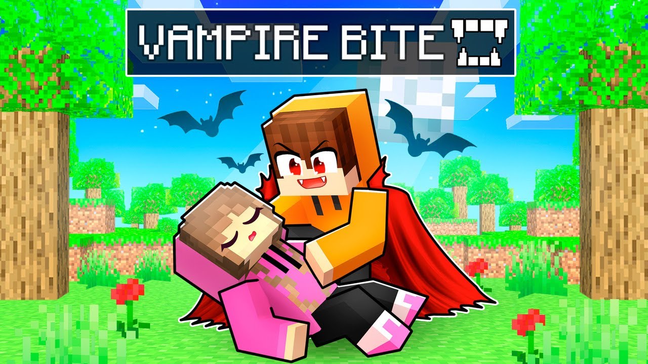 BITTEN by a VAMPIRE in Minecraft