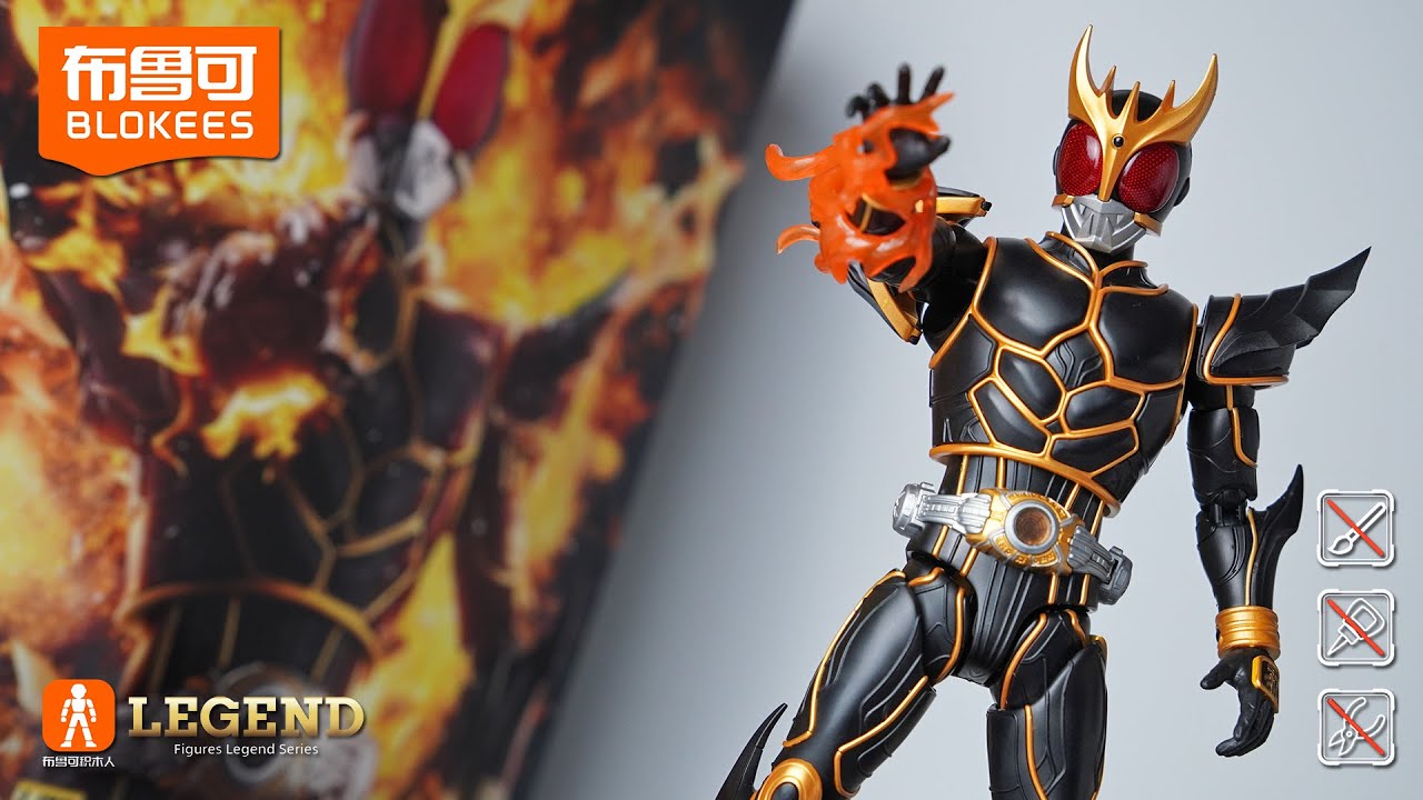 シール無しで色分けほぼ完璧！BLOKEES Legend Edition 仮面ライダークウガ アルティメットフォーム 組み立てキット | 布鲁可积木人 传奇版 - 假面骑士空我 究极形态