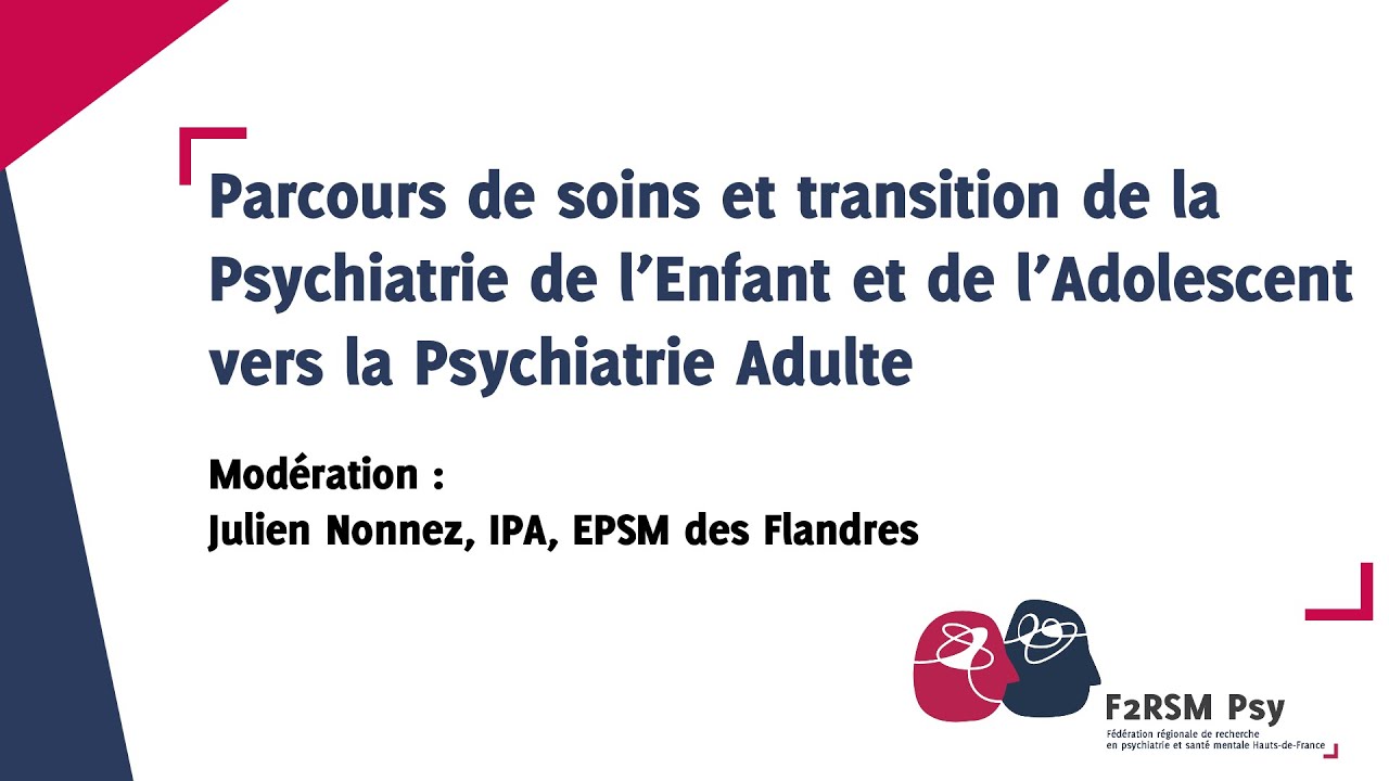 Journée scientifique 2025 : Parcours de soins et transition Psy Enfant & de Ado vers la Psy Adulte