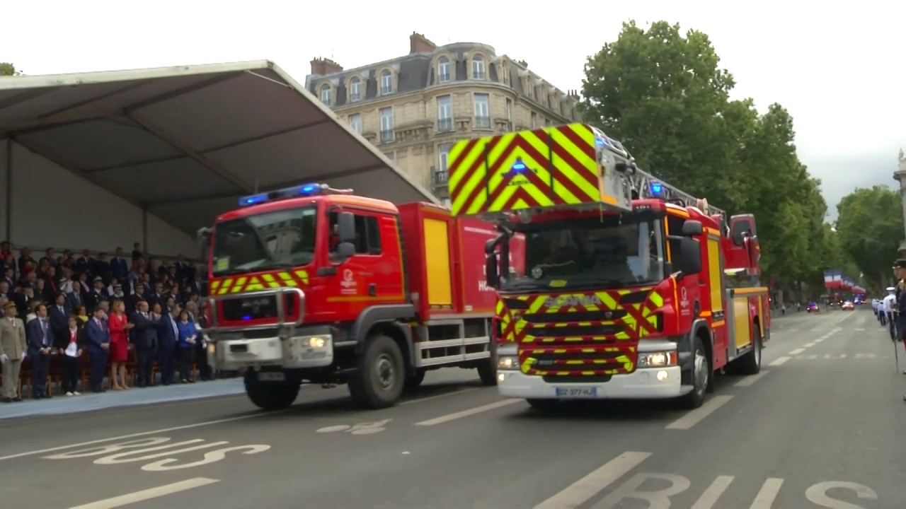 Défilé du 14 juillet 2019 à Lille - Sapeurs-pompiers du Nord