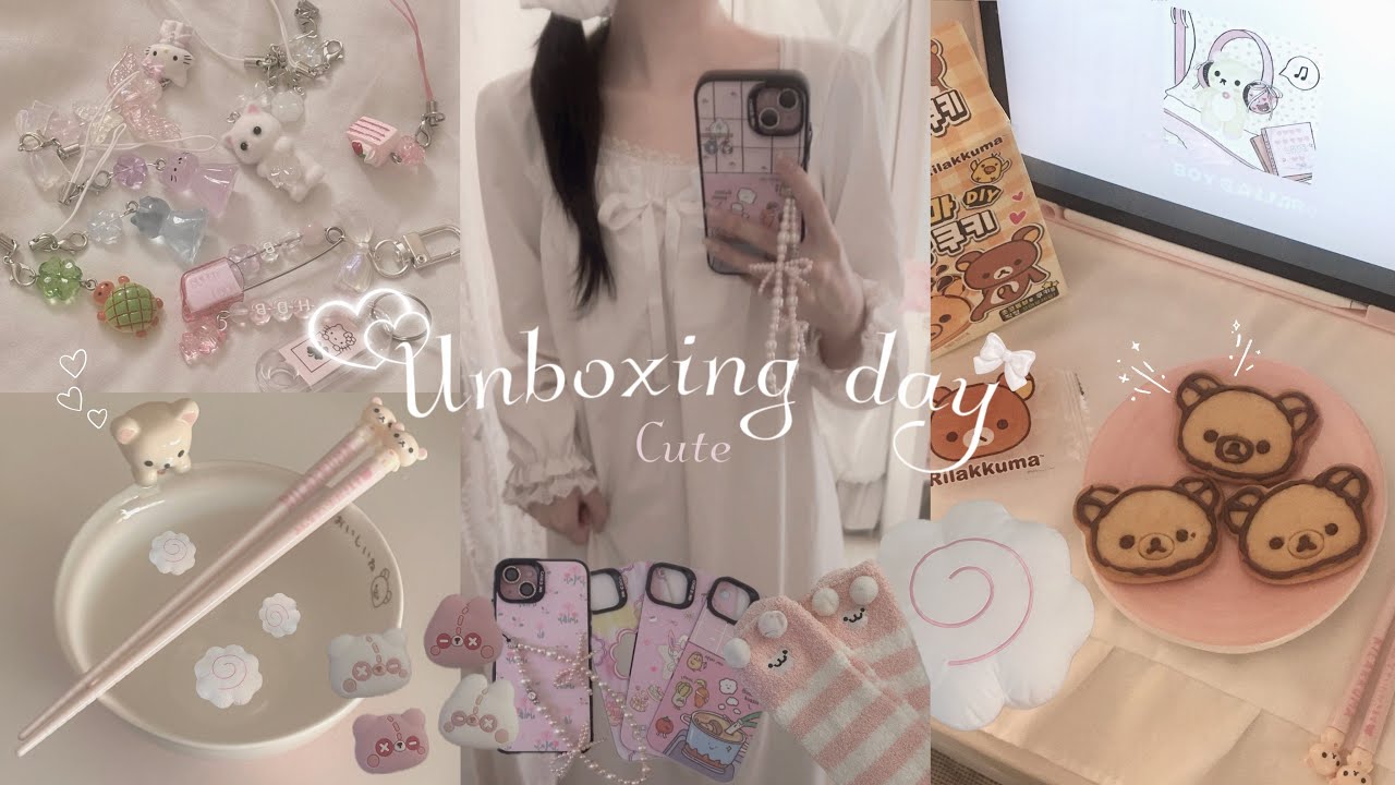 [SUB] ʚ Vlog ɞㅣ귀여운 건 언제나 날 행복하게 해ೀㅣ나루토마키 쿠션🍥ㅣ코리락쿠마🧸ㅣ리락쿠마 얼굴 쿠키 만들기🐻🍪ㅣCaseBang Accessories Unboxing