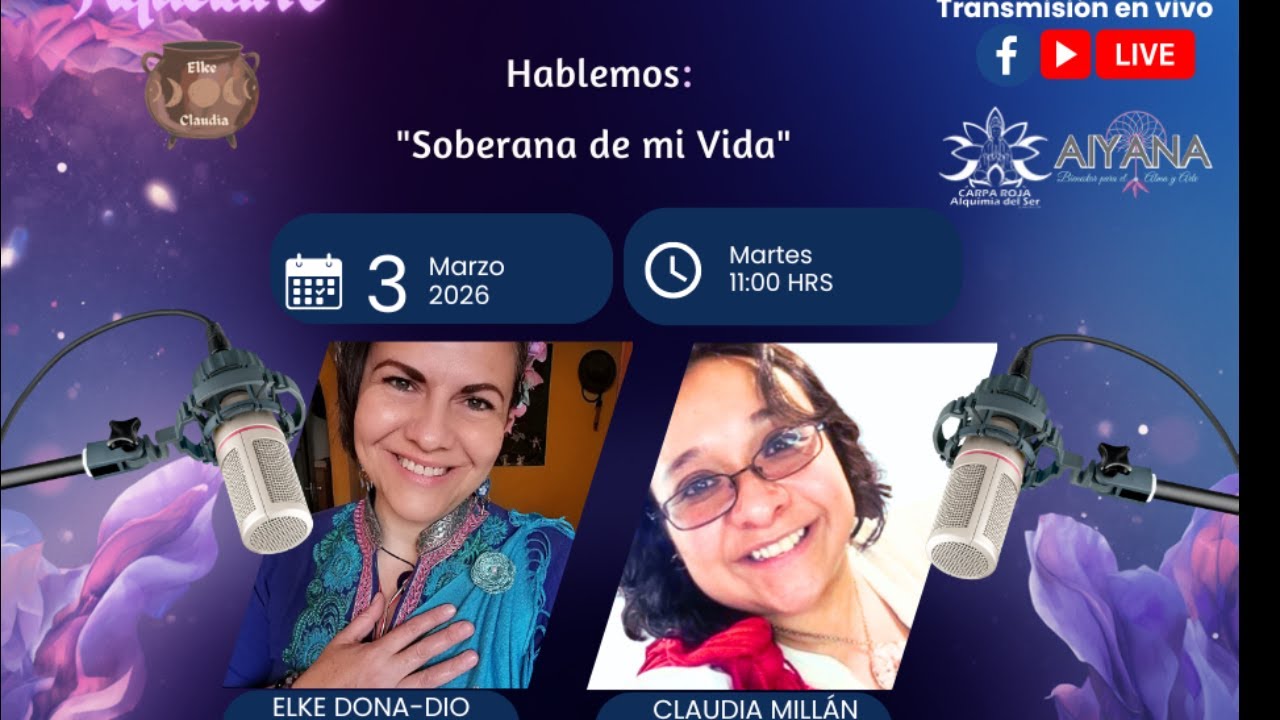 CHARLAS DE AQUELARRE CON  ELKE DONA-DIO Y CLAUDIA MILLÁN