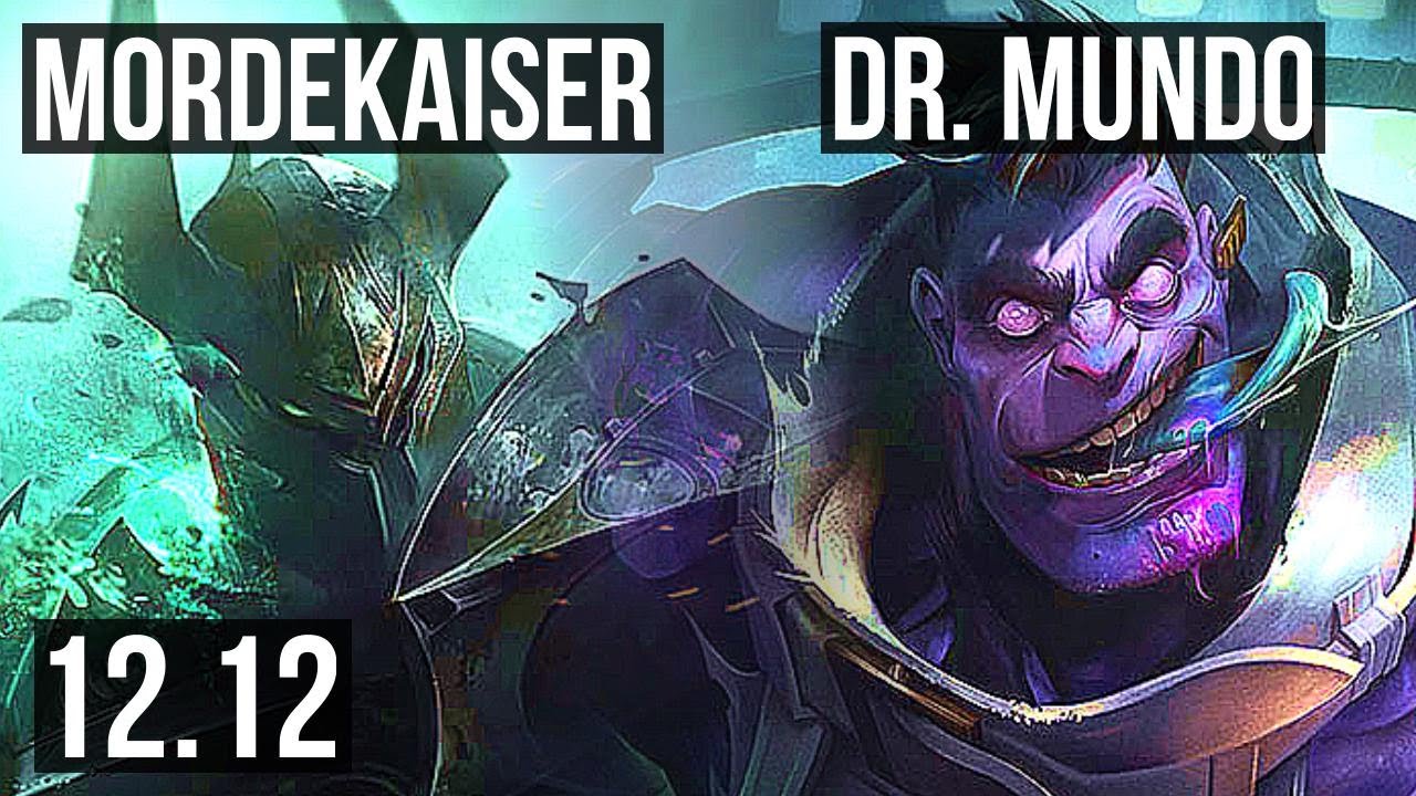 MORDEKAISER vs DR. MUNDO (TOP) | 800+ games, 1.1M mastery, 11/3/7 | EUW Master | 12.12