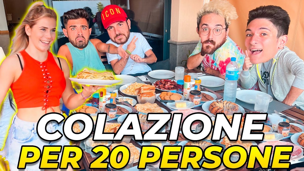 PREPARO LA COLAZIONE A TUTTI GLI INFLUENCER DELLA VILLA
