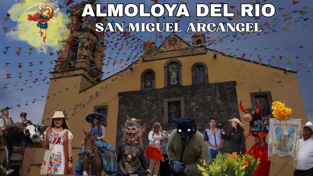 ASI VENERAN A SAN MIGUEL ARCANGEL EN ALMOLOYA DEL RIO