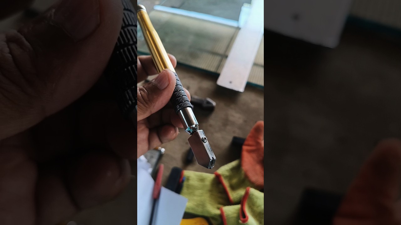 Testing Diamond Glass Cutter
