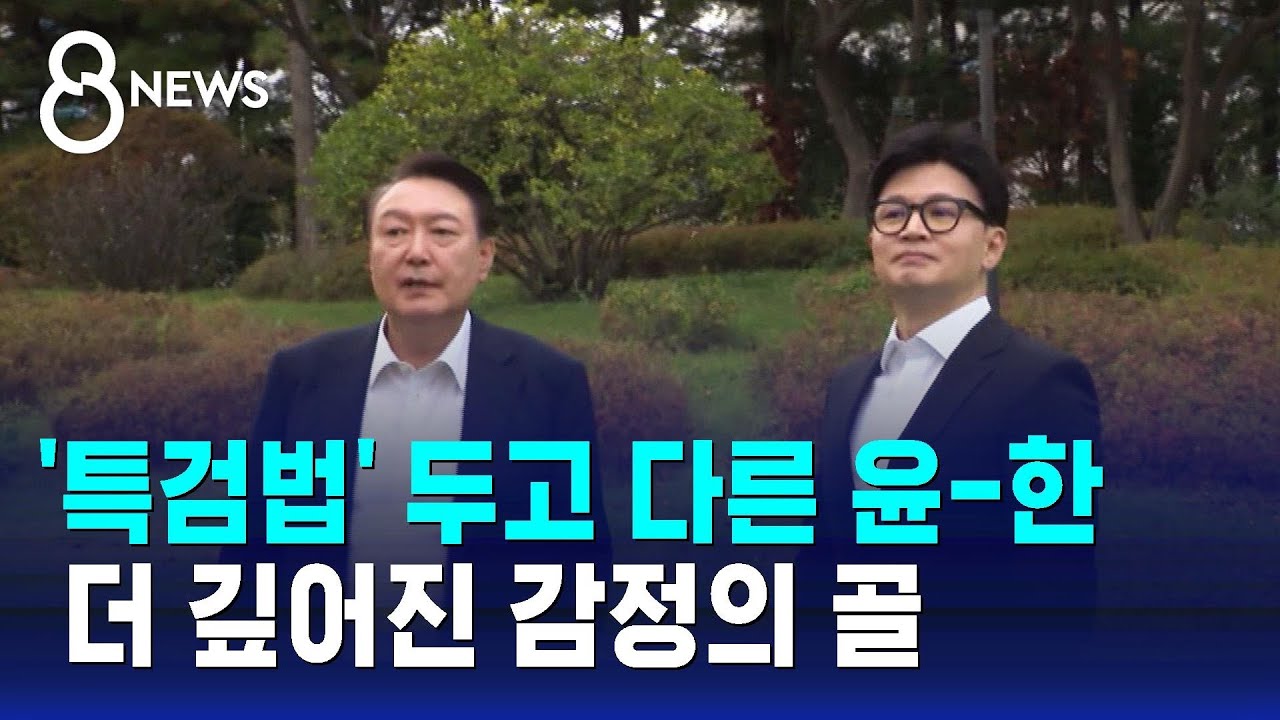 '특검법' 두고 엇갈린 인식&hellip;당정관계 가시밭길 / SBS 8뉴스