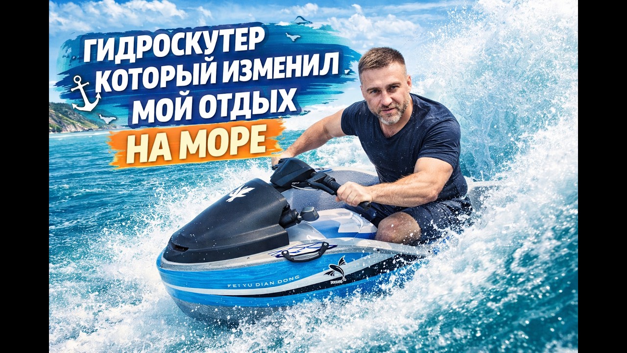Новый гидроскутер, без которого твой отдых будет скучным