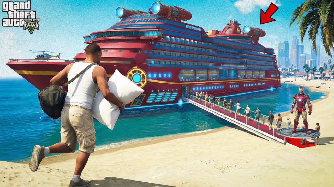 Iron Man First Time Experiencing Luxury Yacht In GTA 5!