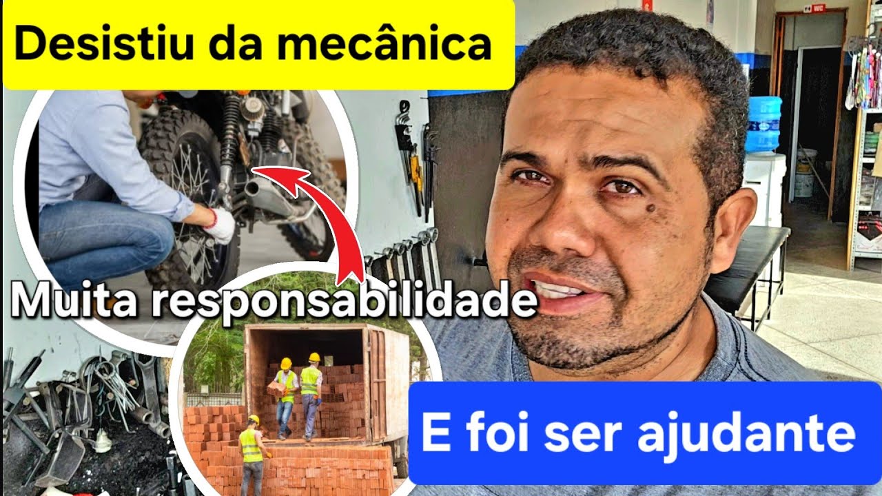 Oficina não é pra todos DESISTIU PRA ser ajudante! 