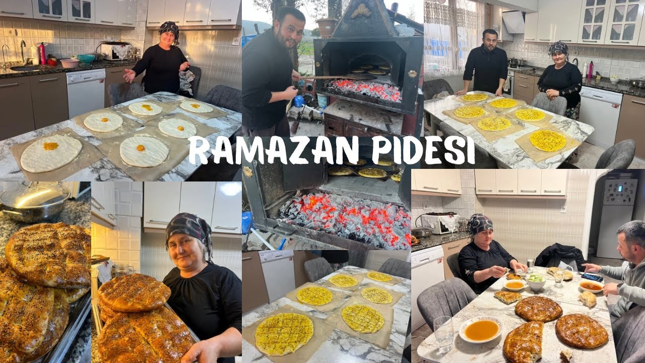 Köy fırınında🔥Omlet‼️Ramazan pidesi🥖5dk hazır #pide #ramadan #ekmek #gündem #food #vlog #viral